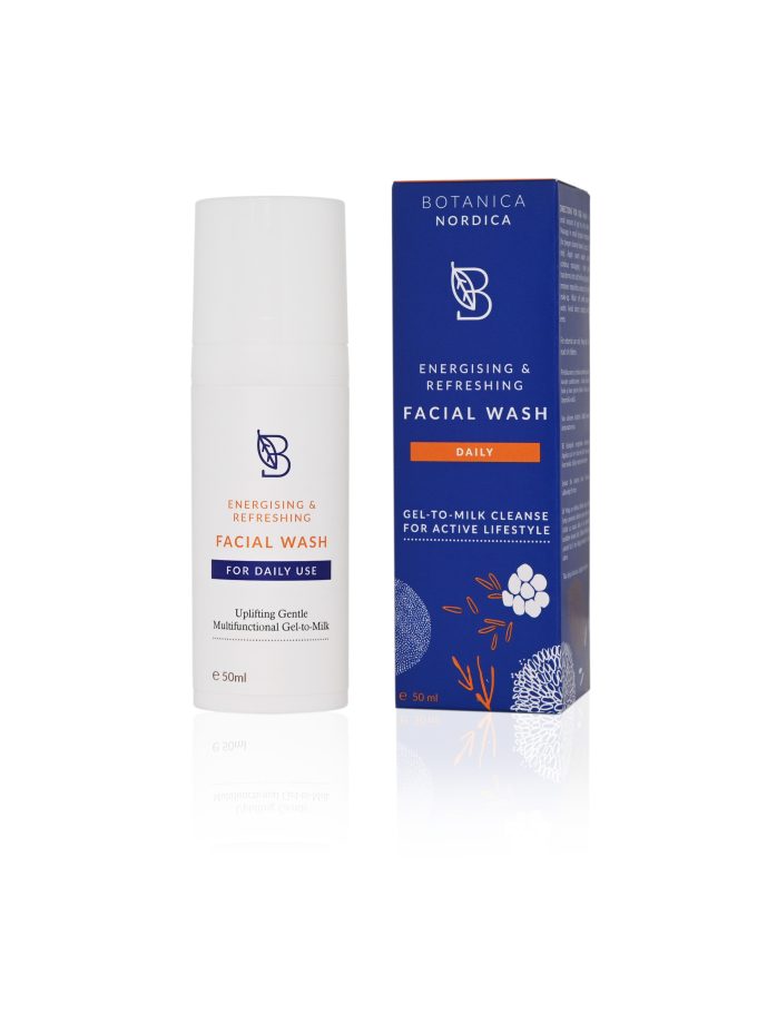 Botanica Nordica Daily Facial Wash Gel-to-milk Cleanser Packaging