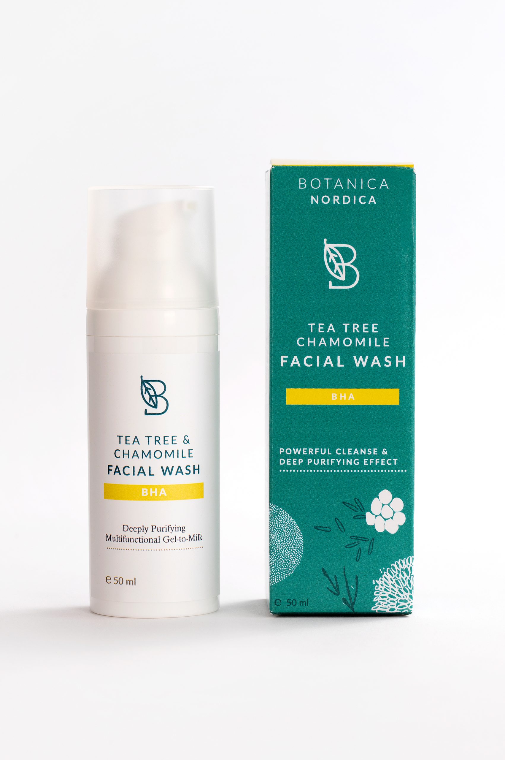 Tea Tree and Chamomile Facial Wash with BHA